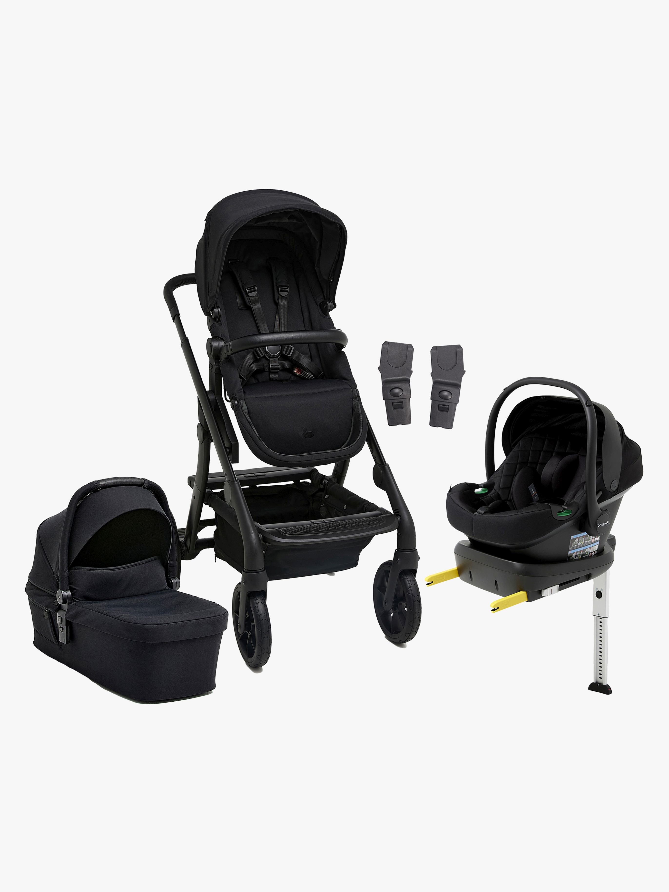 Beemoo Pro Max Duovagn & Route Babyskydd – komplett Travel System med ISOFIX-bas