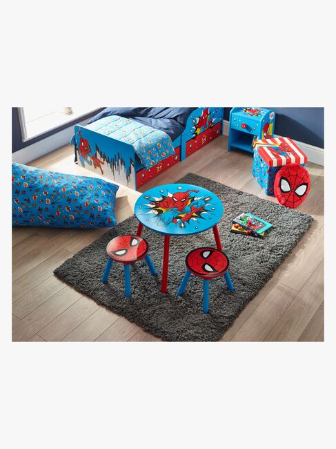 Marvel Spider-Man Bord och Stolar, Blå/Röd