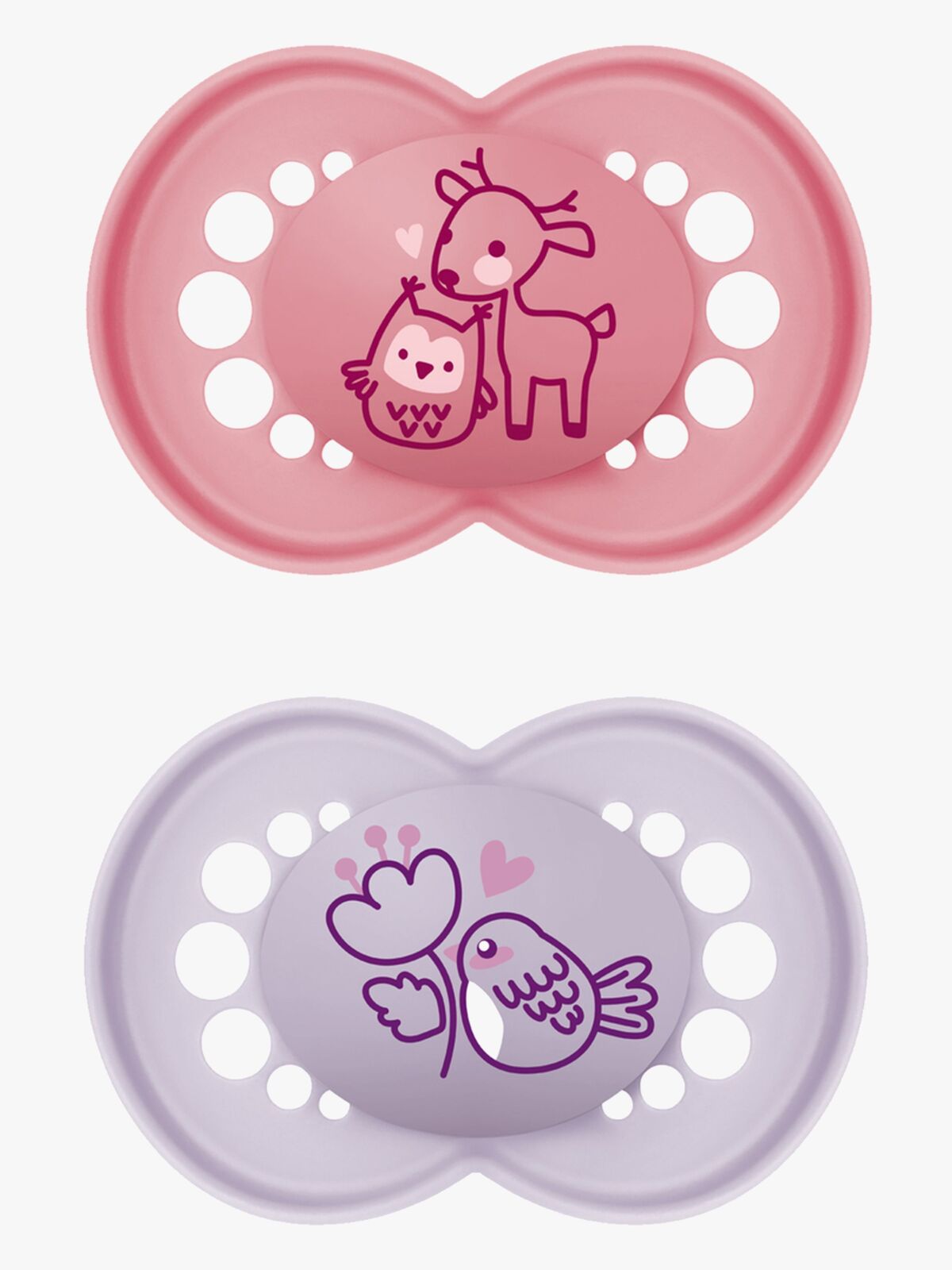 MAM Original Latex Nappar 6-16m, Rosa