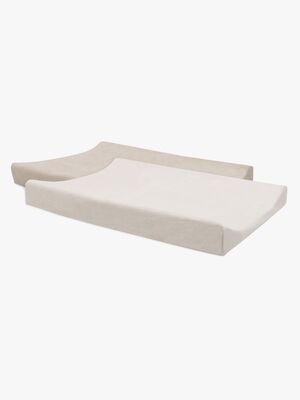 Jollein Skötbäddsöverdrag 50x70cm 2-Pack, Oatmeal/Sand