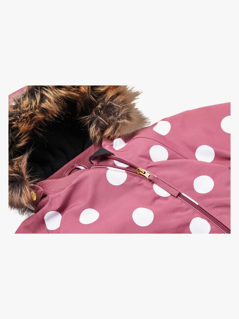 Petite Chérie Atelier Amour Babyoverall, Big Dots Mesa Rose