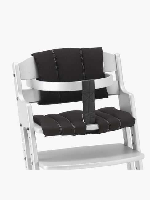 BabyDan Danstolen Matstol & Matstolsdyna,  Vit/Svart