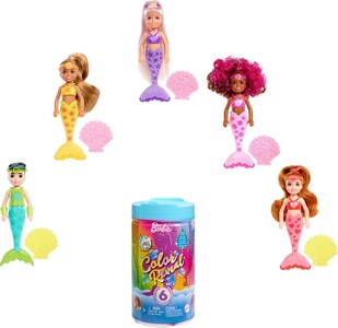 Barbie Color Reveal Chelsea Rainbow Mermaids Modedocka