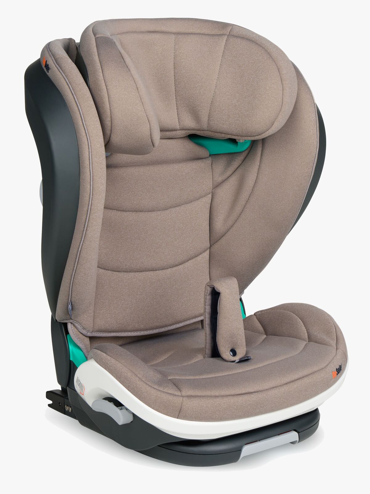 BeSafe Flex FIX 2 Bältesstol, Dark Sand Soft Breeze