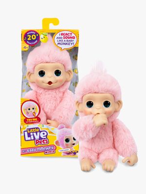 Little Live Pets  Interaktivt Gosedjur Mini Monkey Lemonz