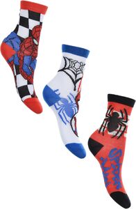 Marvel Spider-Man Strumpor 3-pack, Blue/Red/Black