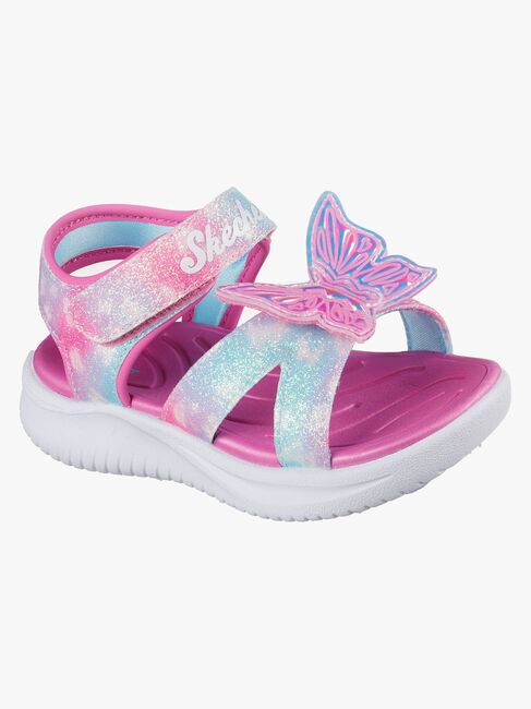Skechers Jumpsters Butterfly Brites  Blinkande Sandaler, Pink