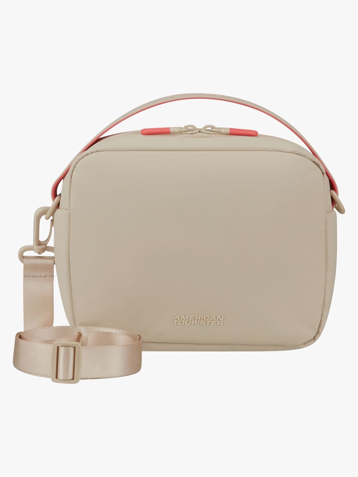 American Tourister Puffy POP Pouch Axelremsväska 3,5L, Beige