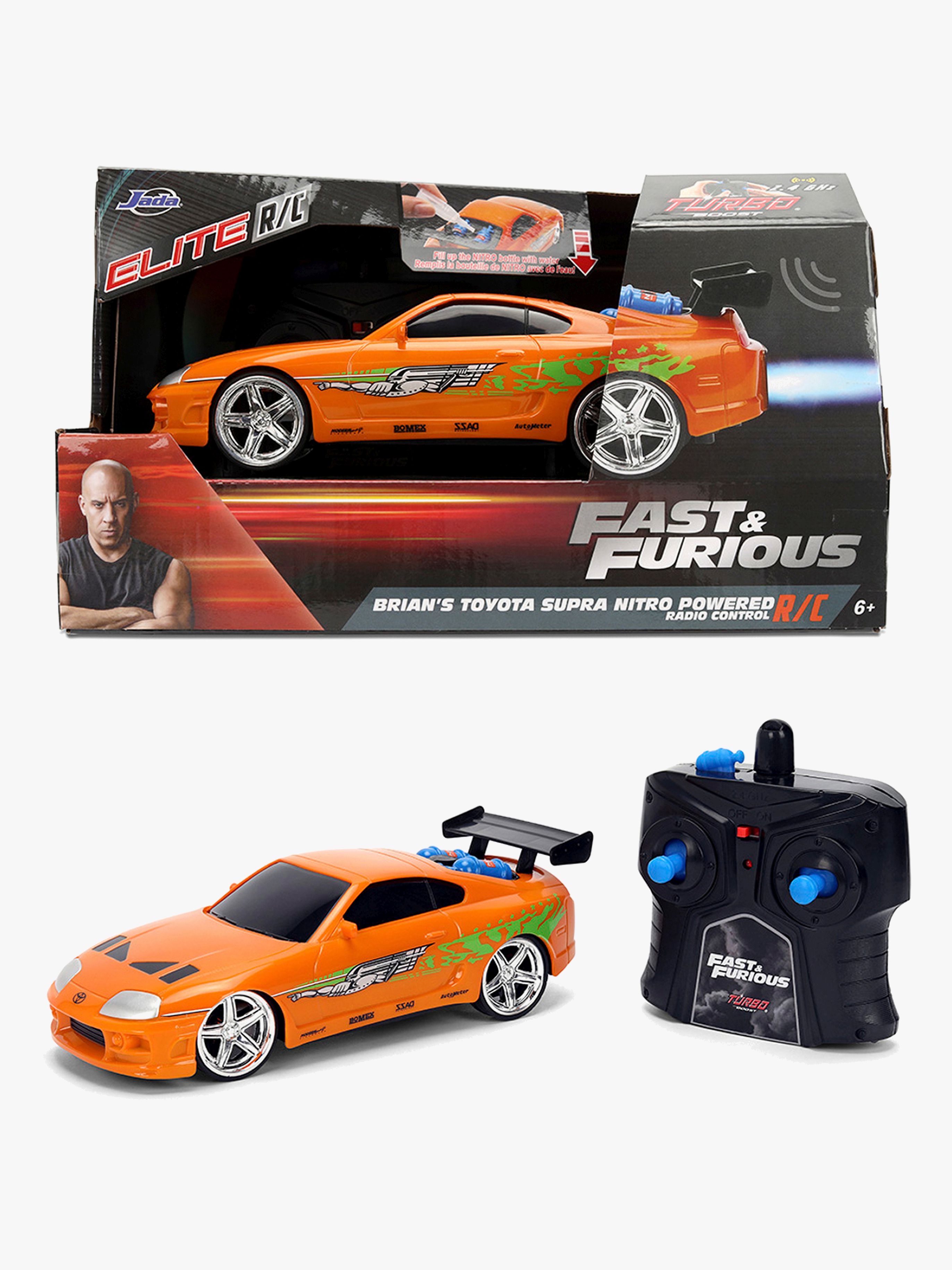 Fast &  Furious 1995 Brian's Toyota Supra Nitro Powered Vapor Bil 1:24