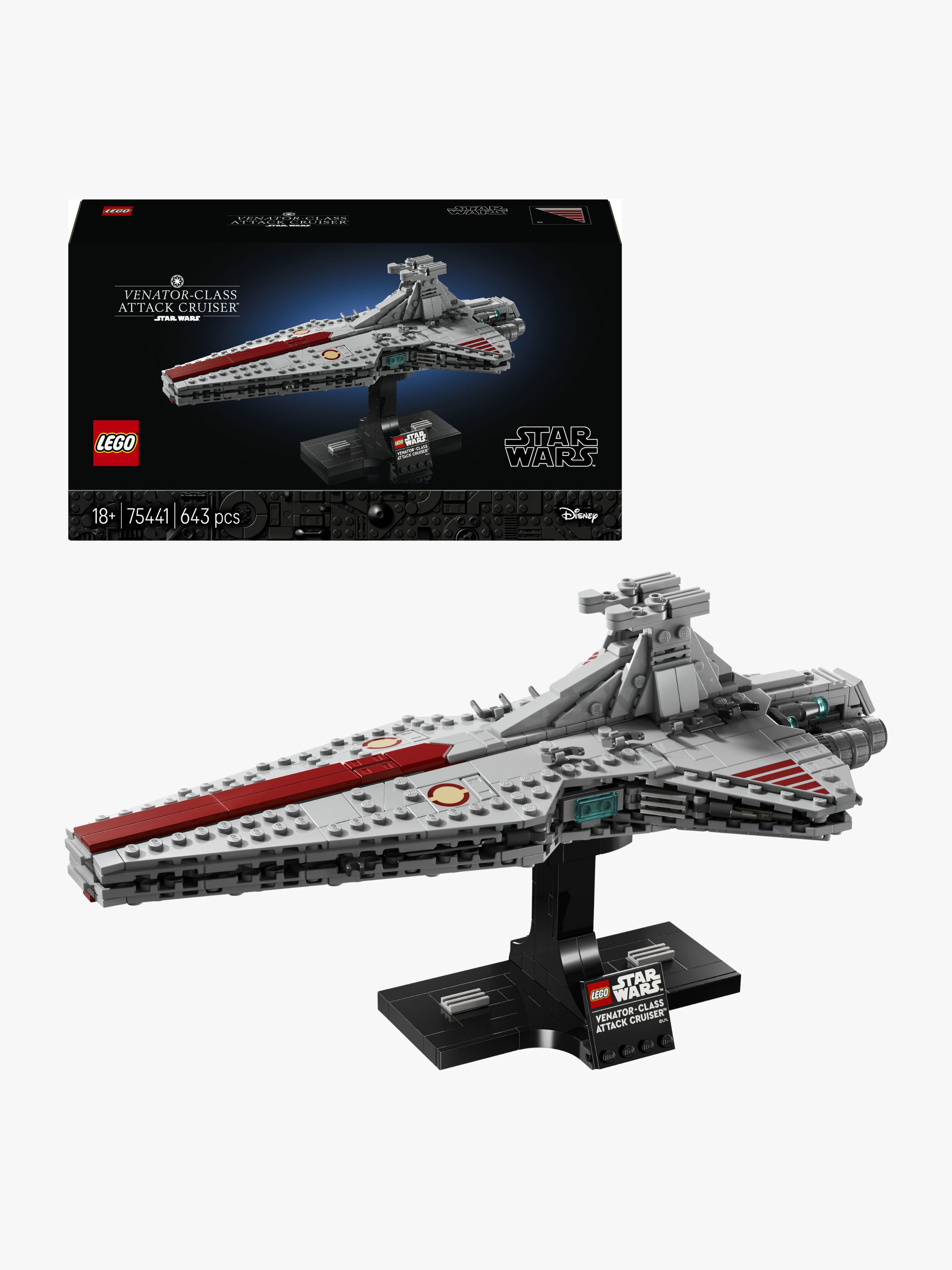 LEGO Star Wars 75441 Venator-Class Attack Cruiser – ikonisk krigsfartyg
