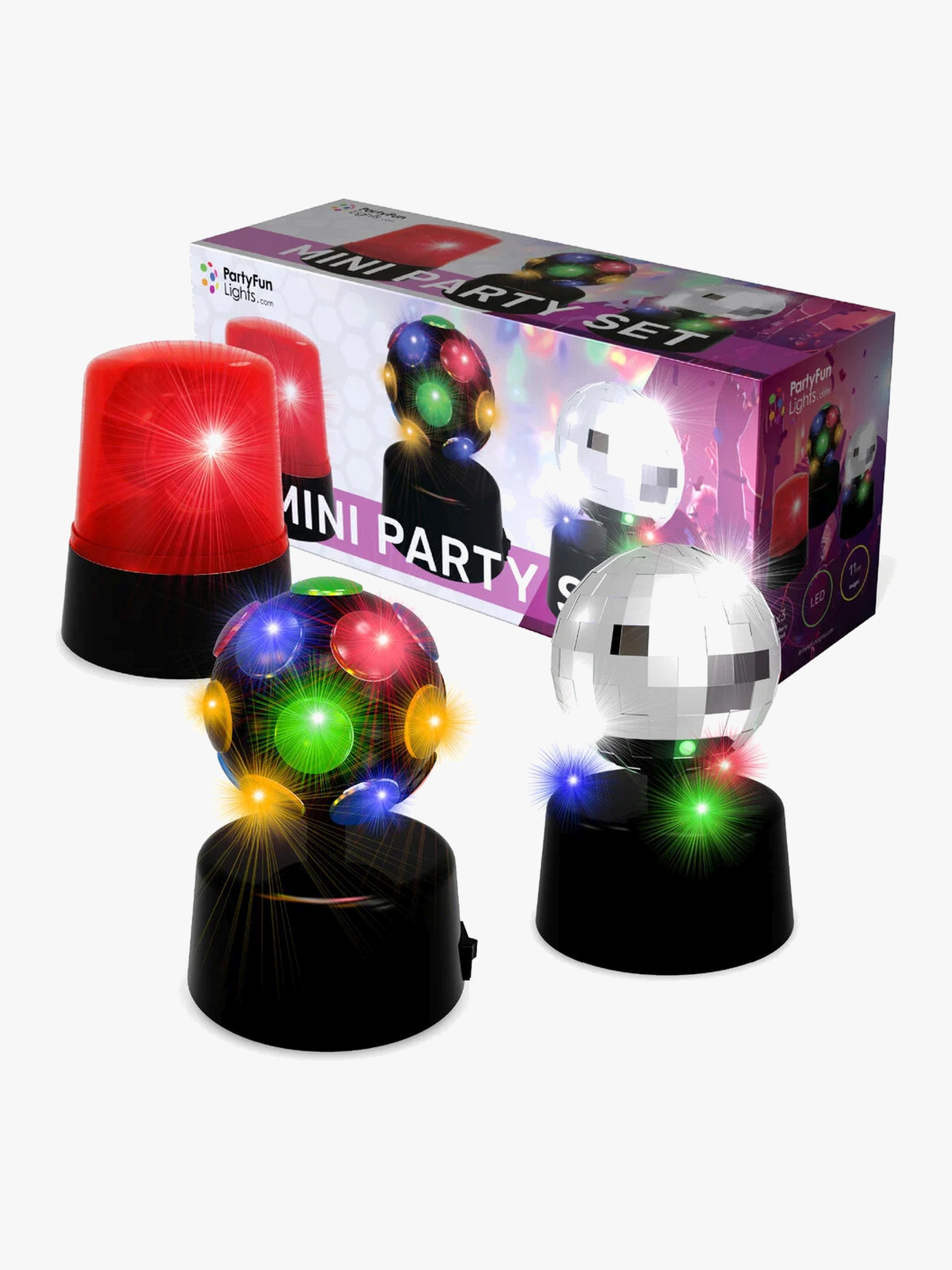 PartyFunLights Set 3-i-1 Mini