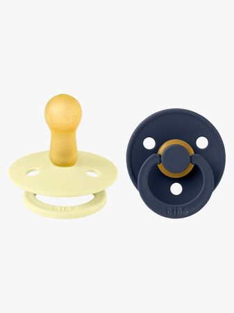 BIBS Colour Napp 2-Pack Stl 2, Luna/Deep Space