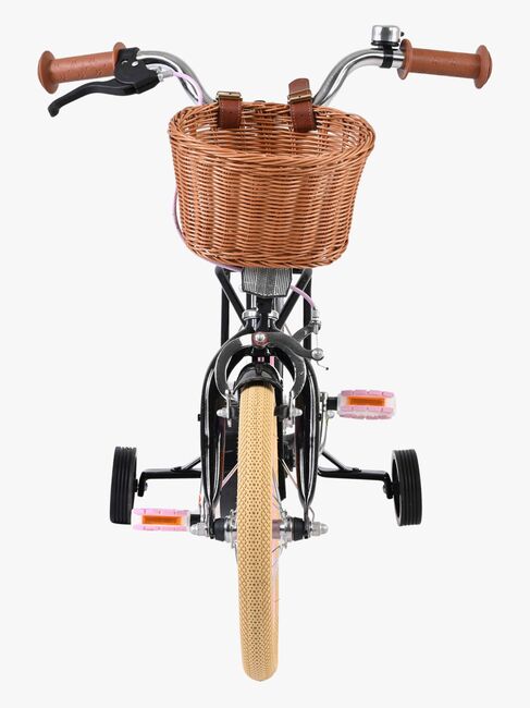 Volare Excellent Cykel med Korg 14 Tum, Svart