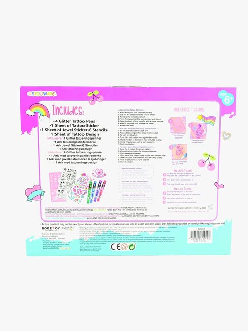 Robetoy Tatueringsset 8-pack 25 cm