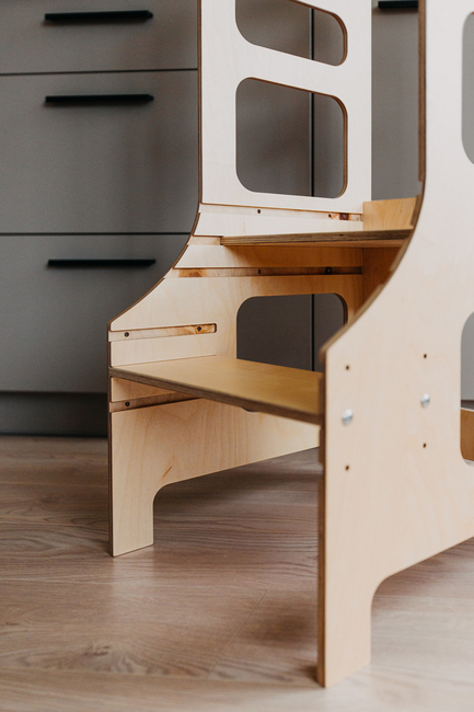 Duck Woodworks Justerbar Hjälpa Till Pall, Natur