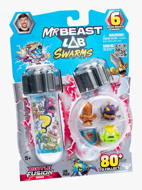 Beast Lab Swarms Samlarfigurer Battle Fusion Surprise 6-pack