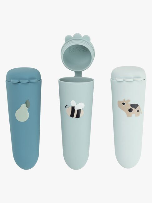 Done By Deer Dotti Glassform Silikon 3-Pack, Blue