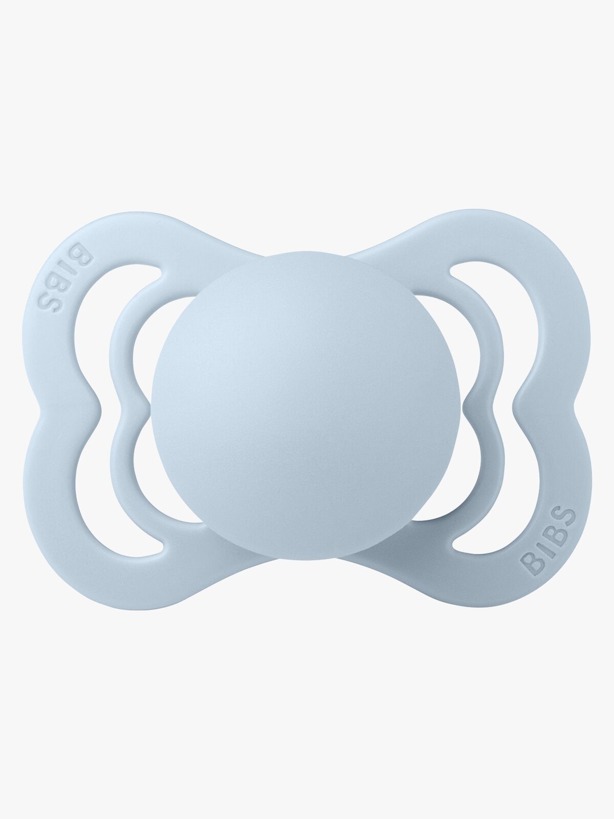 BIBS Supreme Napp Silikon Stl 1, Baby Blue