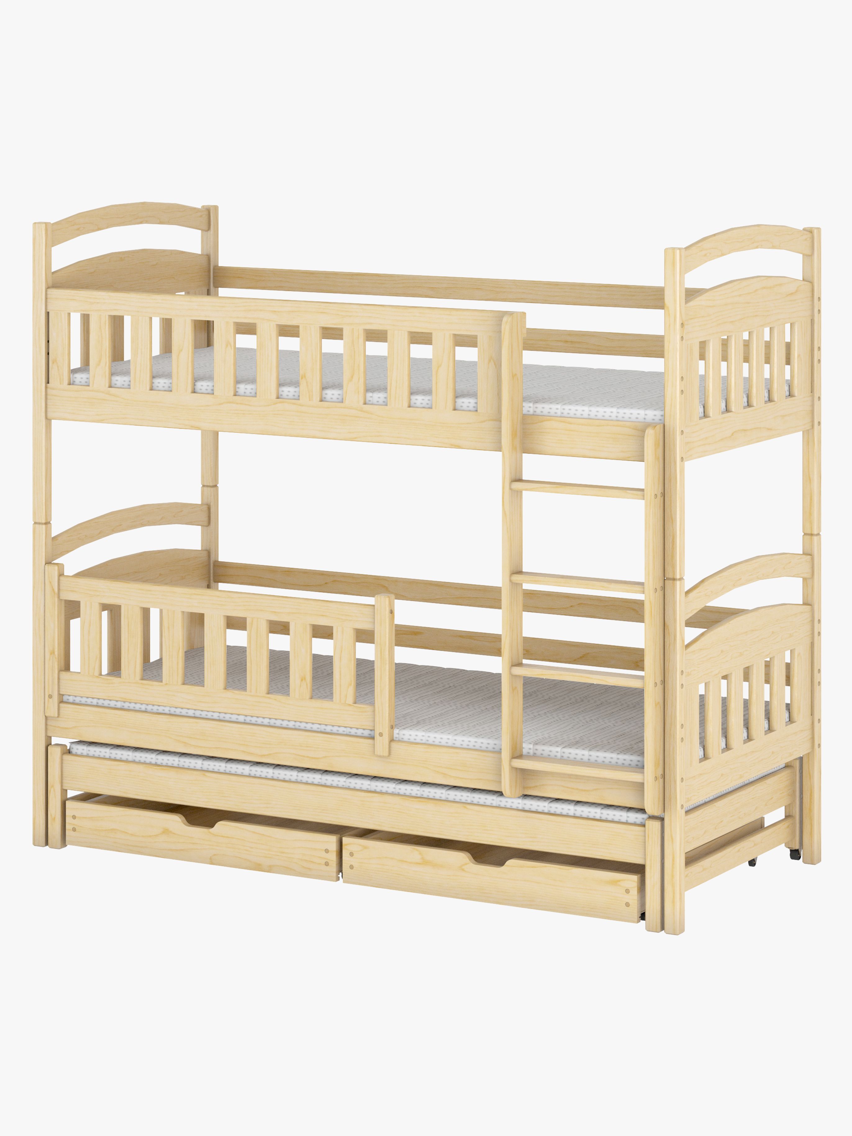 Lano Meble BLANKA Trippel Våningssäng 90×200 Pine