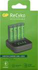 GP Batterier ReCyko B421 Everyday Batteriladdare USB med laddstation D451