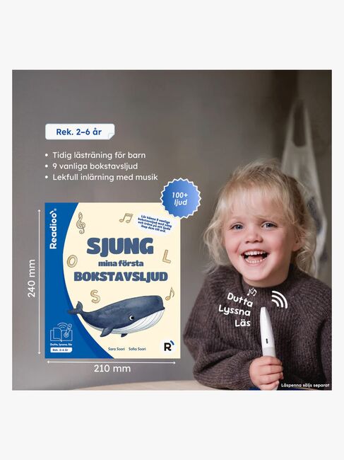 Readioo Interaktiv Bok Sjung mina första bokstavljud