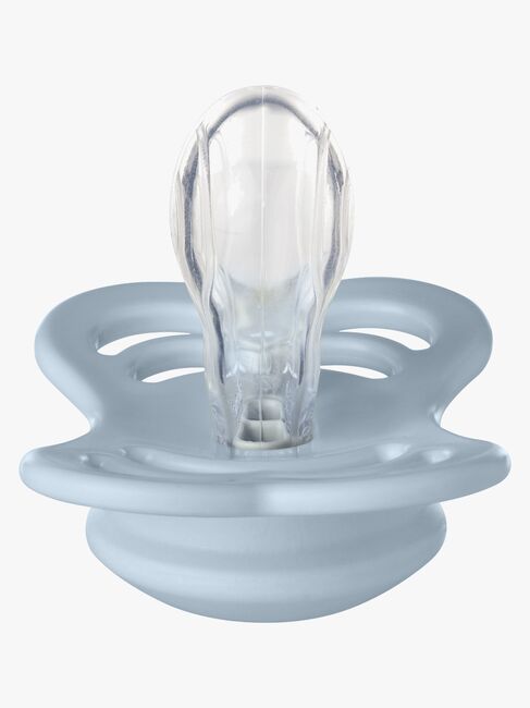 BIBS Supreme Napp Silikon Stl 1, Baby Blue