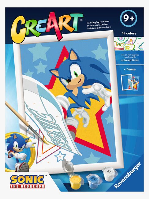Ravensburger CreArt Målarset Speedy Sonic