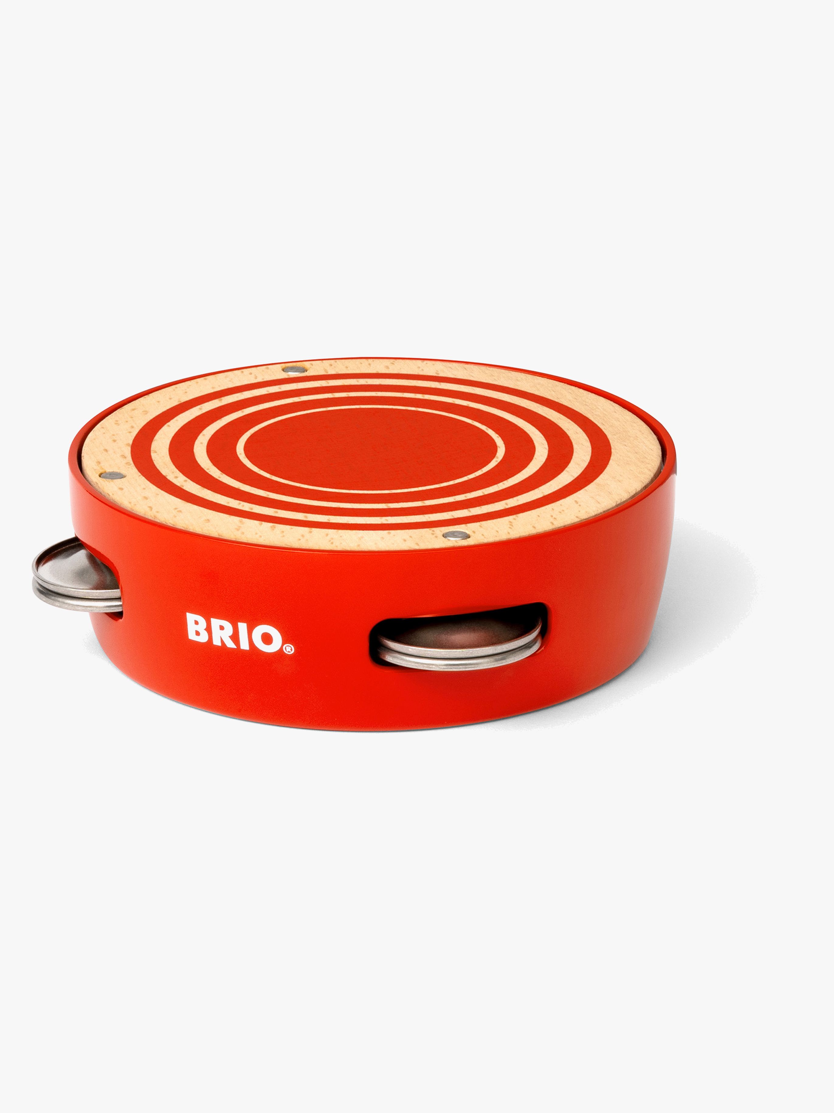 Brio 30263 Tamburine Instrument, Röd