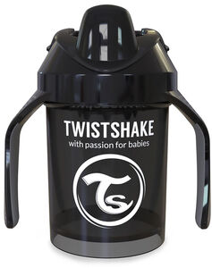 Twistshake Mini Cup Pipmugg 230 ml, Svart