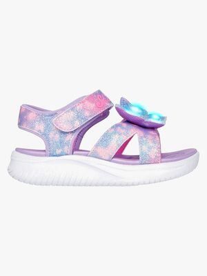 Skechers Jumpsters Butterfly Brites  Blinkande Sandaler, Purple