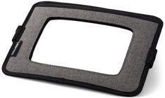 Beemoo 2-i-1 Bilspegel/iPad-hållare, grå