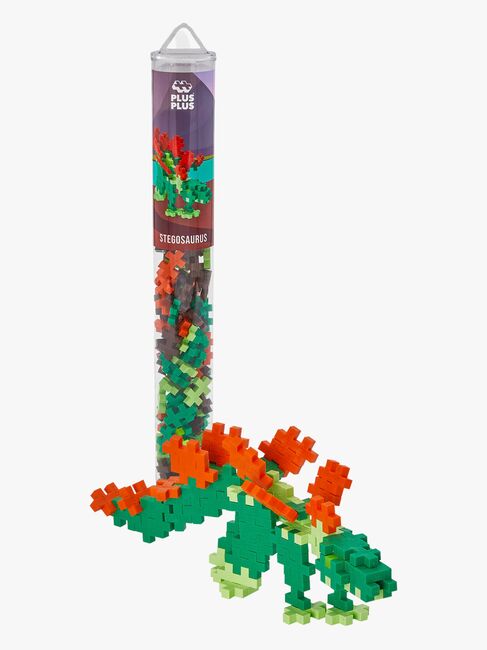 Plus-Plus Byggset med Basplatta & Tub Dino, 4x100 Delar