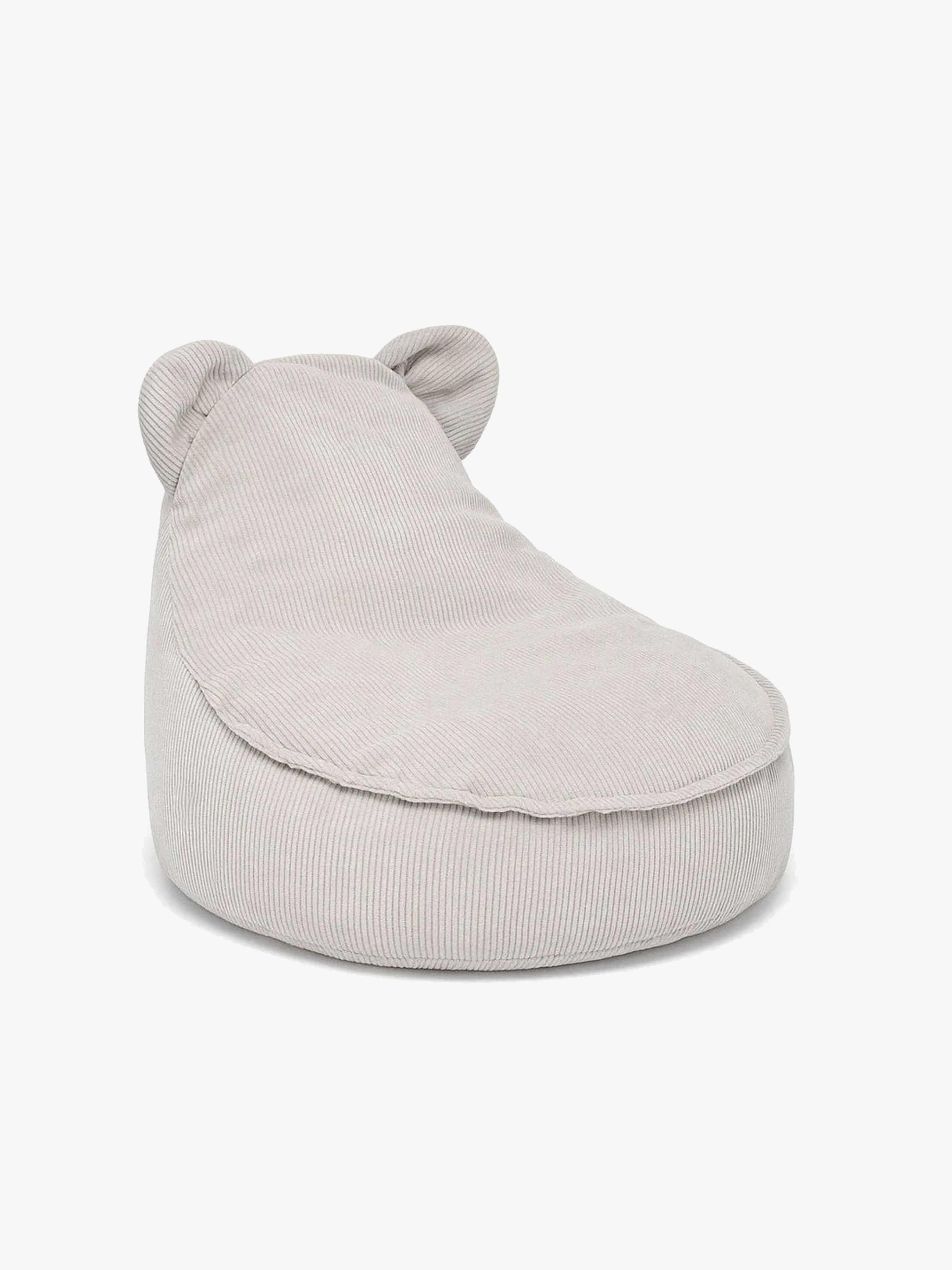 Meowbaby Slimcord Saccosäck Teddy, Grey