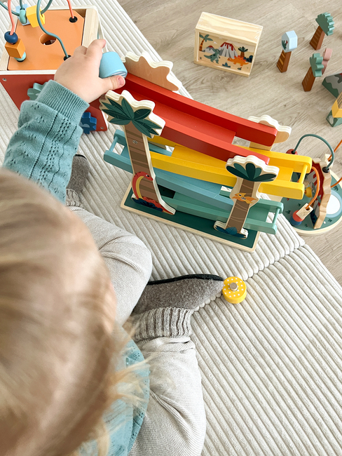 Small Foot Dino Byggklossar i Trä 50 st