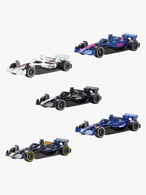 Hot Wheels F1 Bilar Die-Cast 1:64 5-pack
