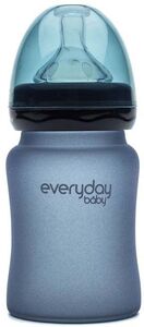 Everyday Baby Nappflaska Glas med Värmeindikator 150ml, Blueberry