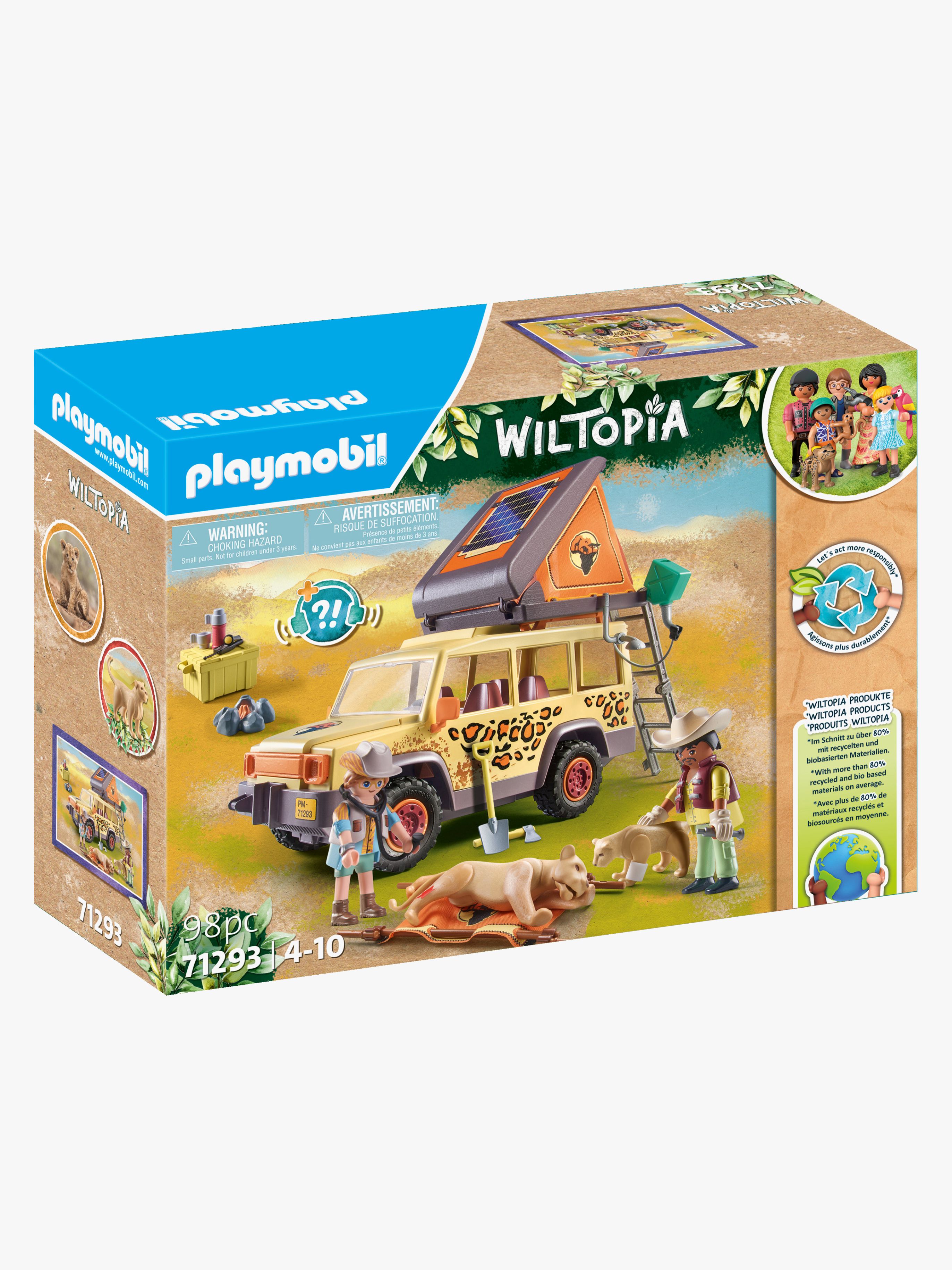 Playmobil 71293 Wiltopia Byggsats Terrängfordon med Lejon