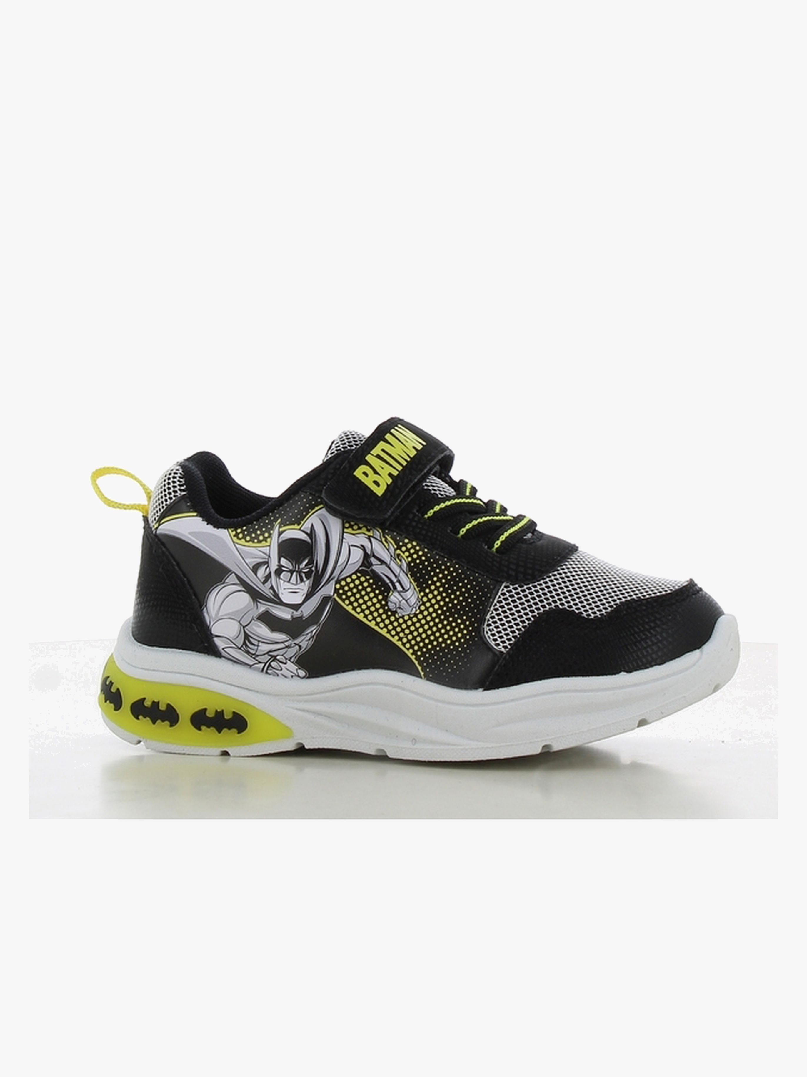 Batman Blinkande Sneakers, Black/Grey, 33