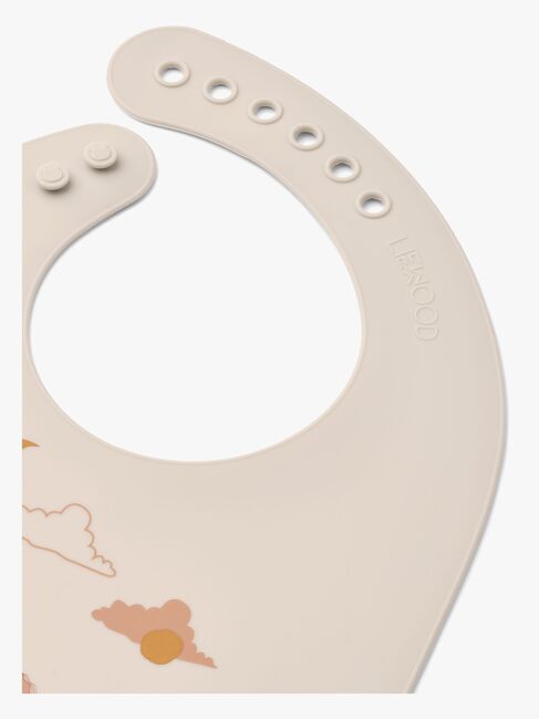 LIEWOOD Tilda Haklapp med Tryck 2-Pack, Dream/Ecru