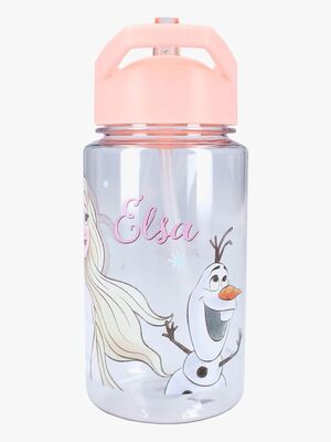 Disney Die Eiskönigin Trinkflasche Let's Eat, Rosa