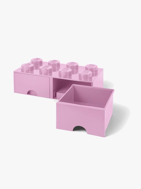 LEGO Förvaring med låda 8, Rosa
