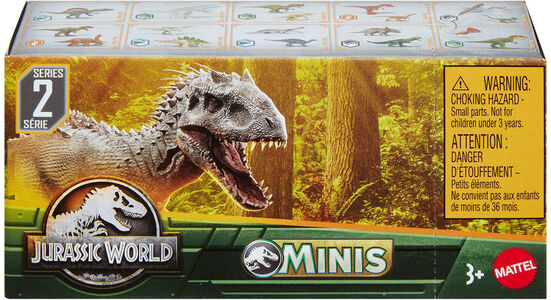 Jurassic World Minis Leksaksdinosaurier Blandade 2-Pack