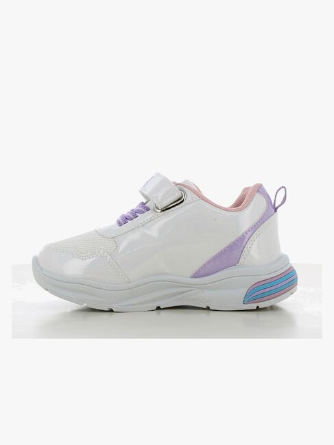 Disney Lilo & Stitch  Blinkande Sneakers, White/Lilac