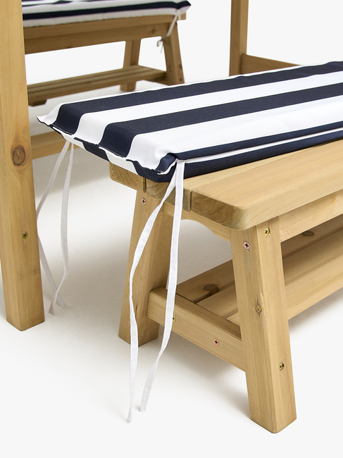 Woodlii Picknickbord Set med Bänkar, Natur