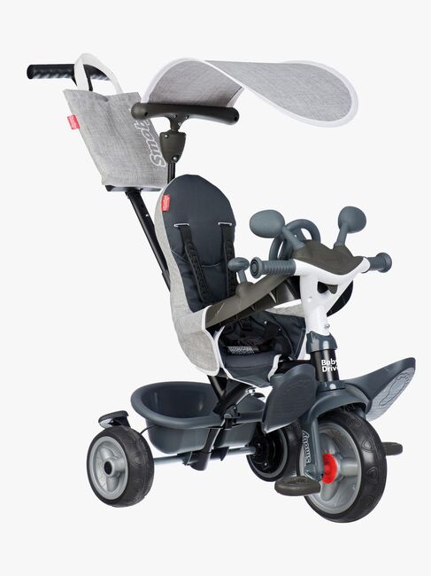 Smoby Baby Driver Trehjuling Plus, Grå