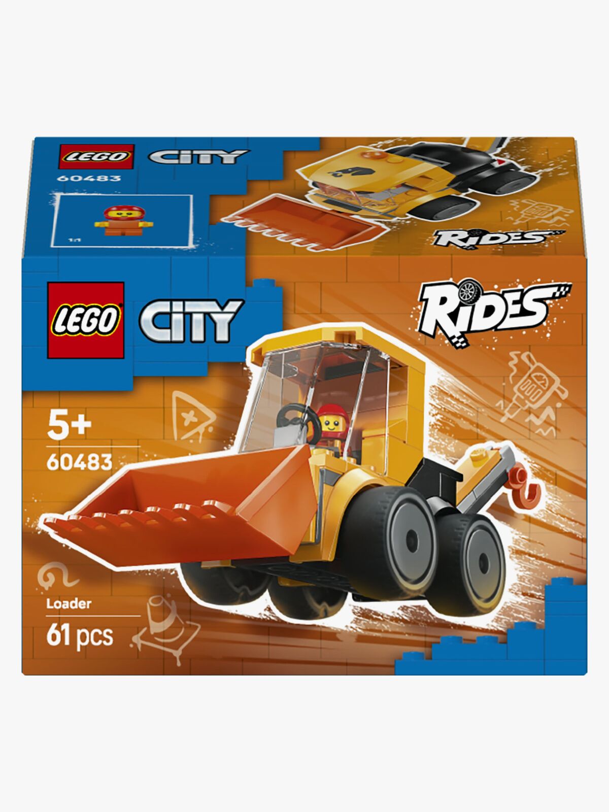 LEGO City 60483 Fordon – hjullastare