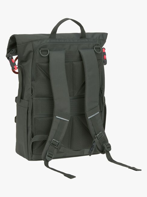 Lässig Outdoor Skötväska Ryggsäck med Rullöppning, Dark Olive