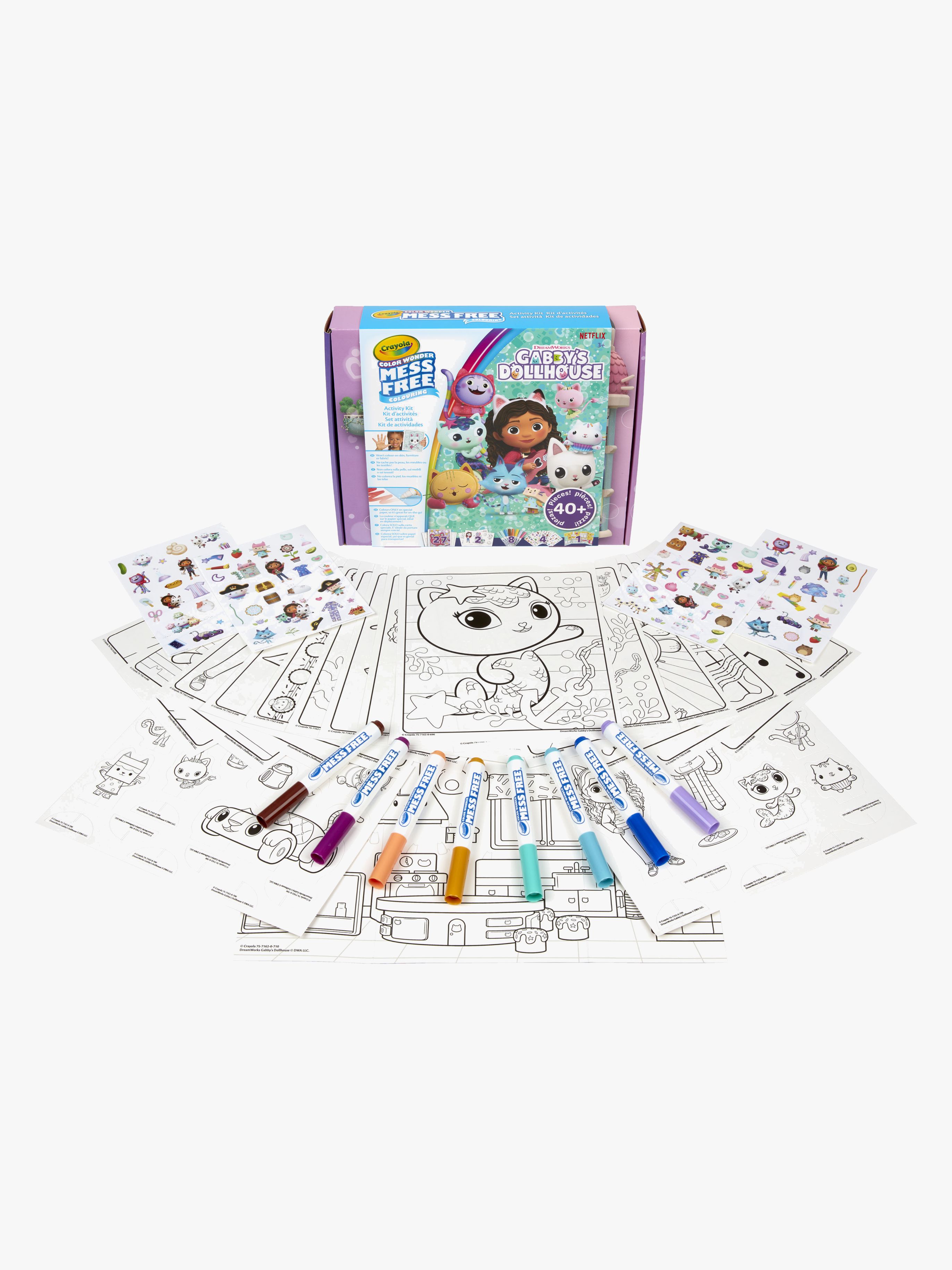 Crayola Gabby's Dollhouse Color Wonder Målarset