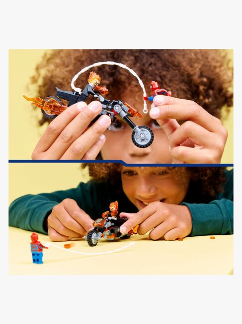 LEGO Super Heroes 76335 Spider-Man mot Ghost Rider på motorcykel