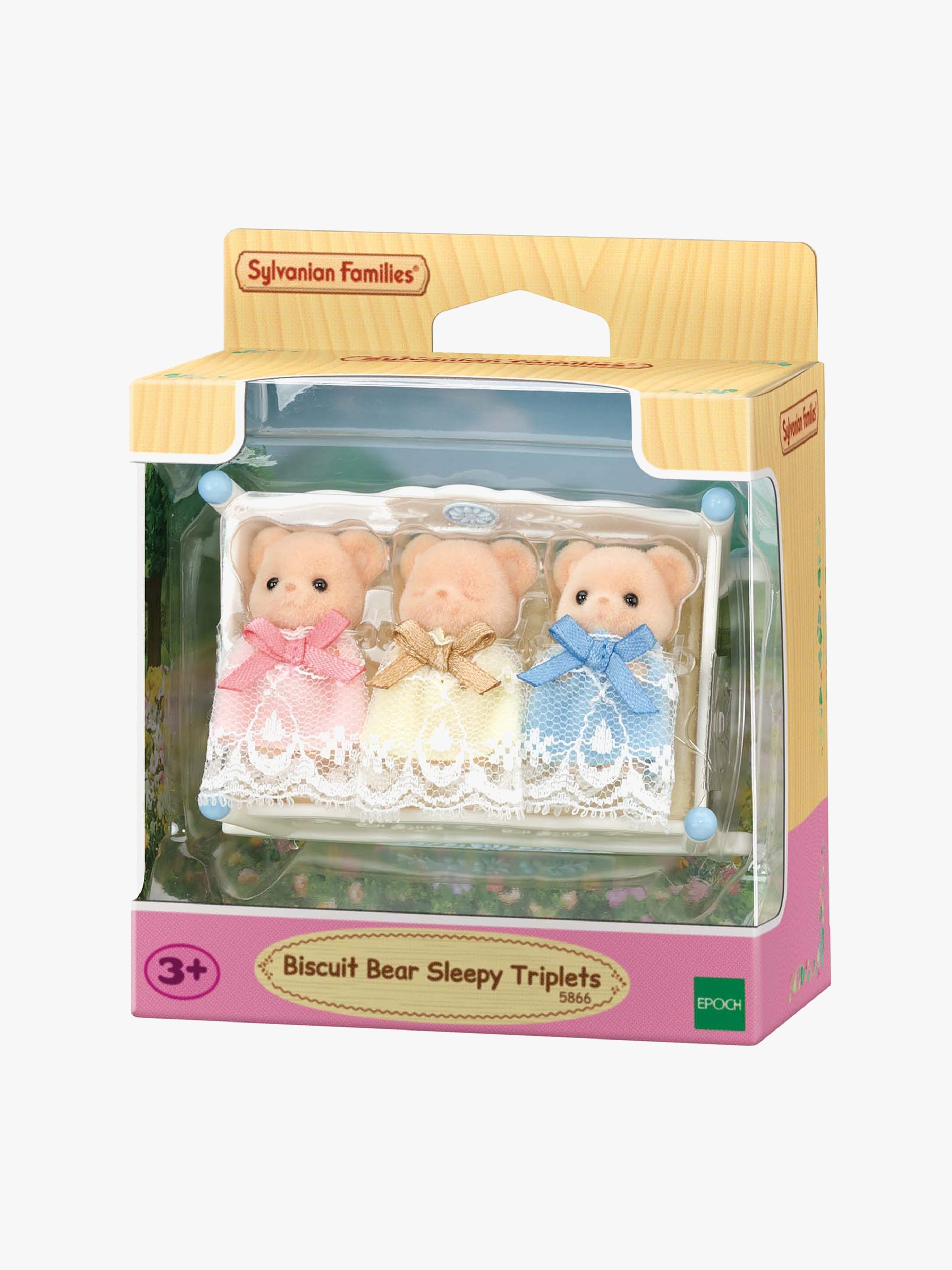 Sylvanian Families Figurset Trillingar Med Säng